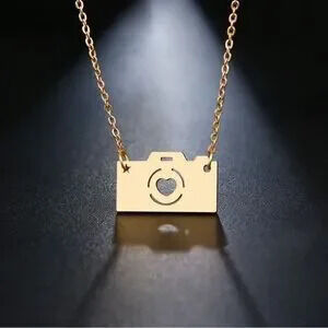 Camera Pendant?Necklace Stainless Steel